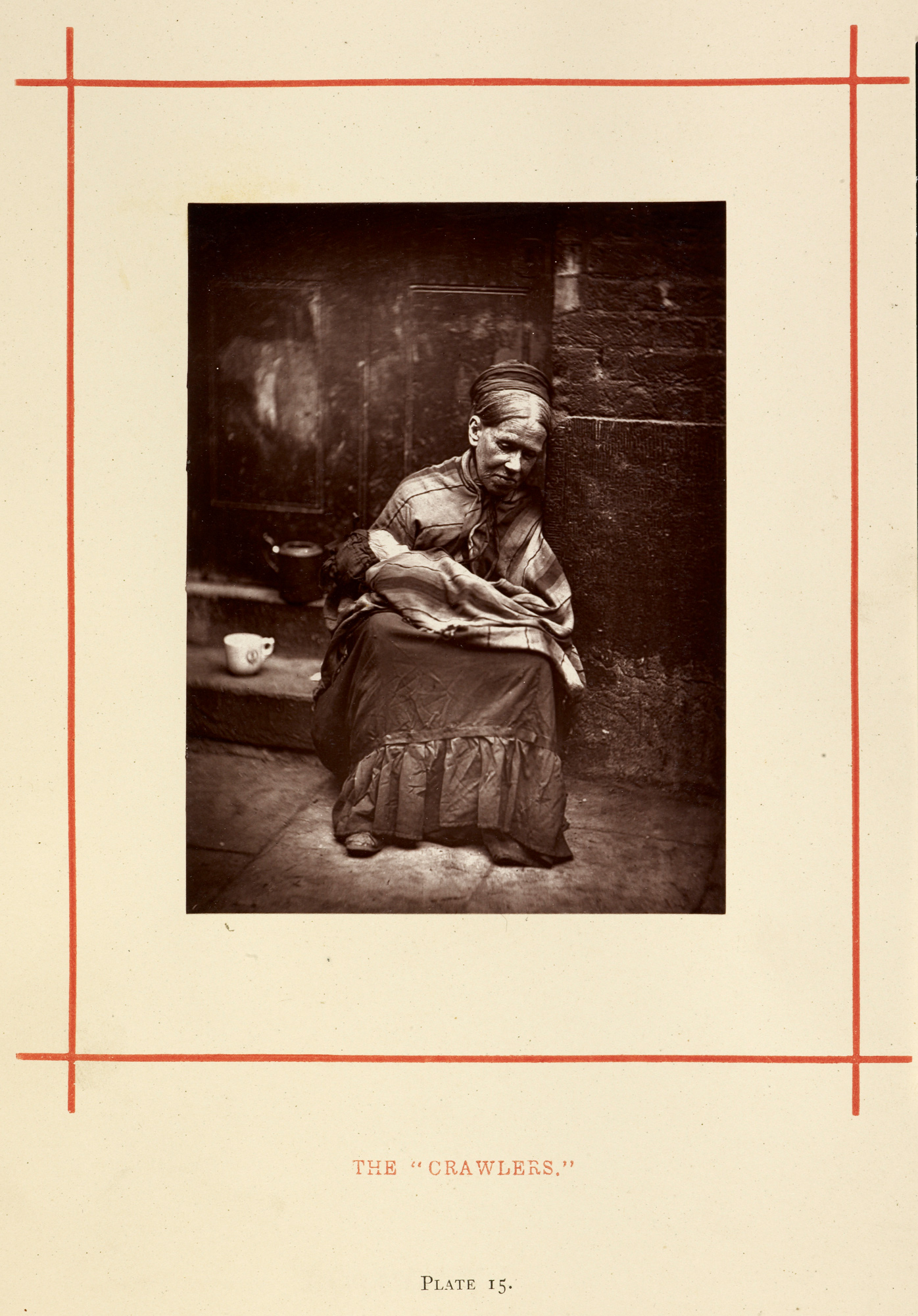 “The ‘Crawlers’” [Os ‘Rastejantes’], fotografia de John Thomson, publicada em seu Street Life in London (A vida urbana em Londres, 1876-7).