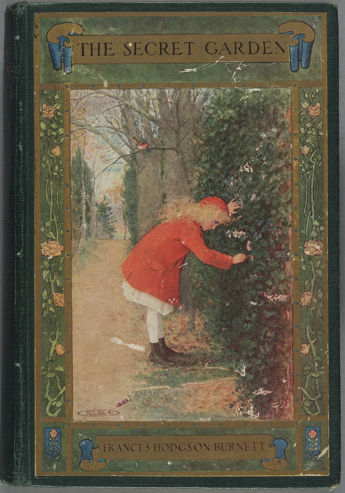 Capa da edição estadunidense de O jardim secreto.