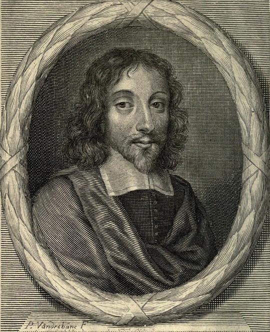 Thomas Browne como representado no frontispício de sua publicação póstuma Certain Miscellany Tracts (1684)