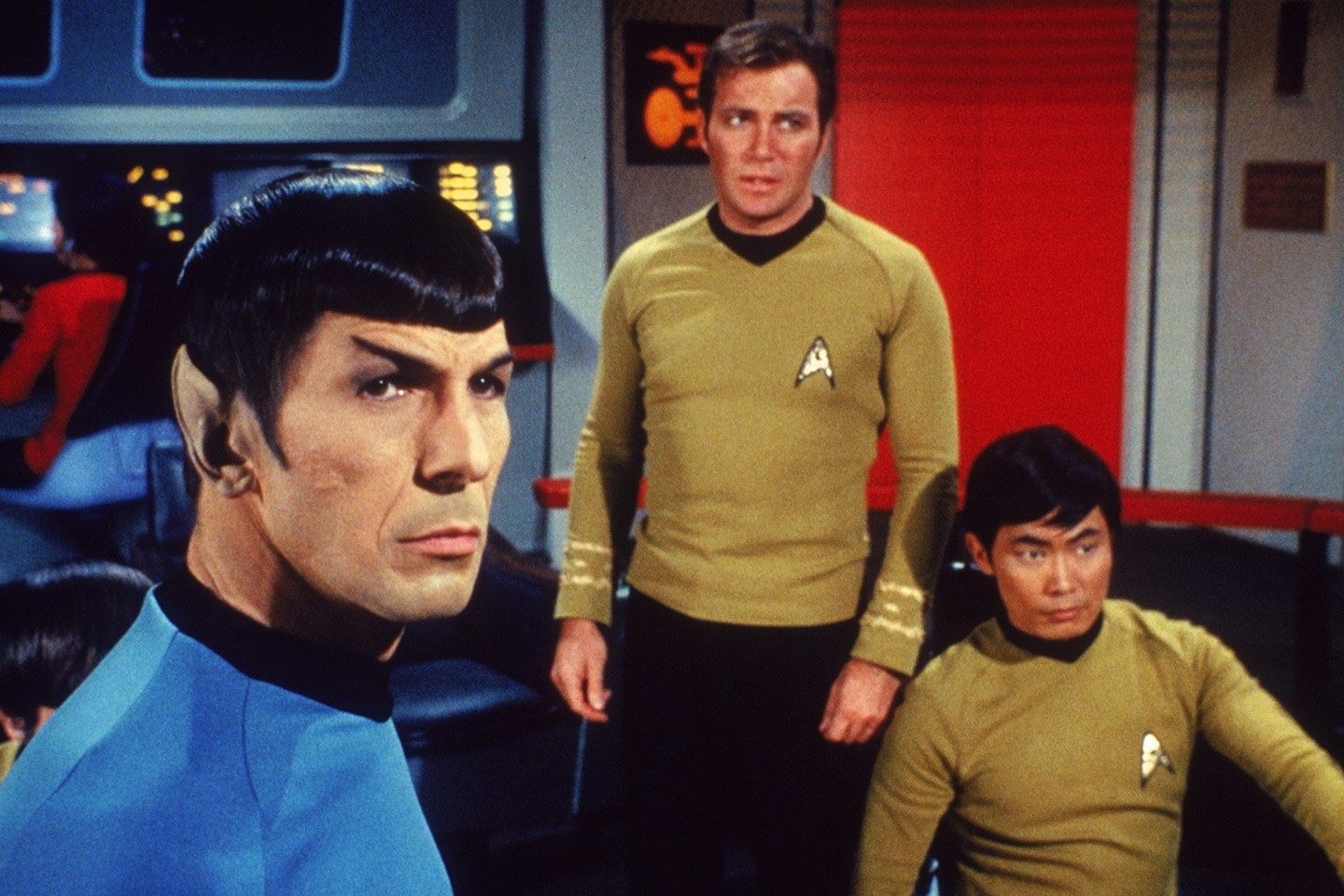 O elenco original de Star Trek.